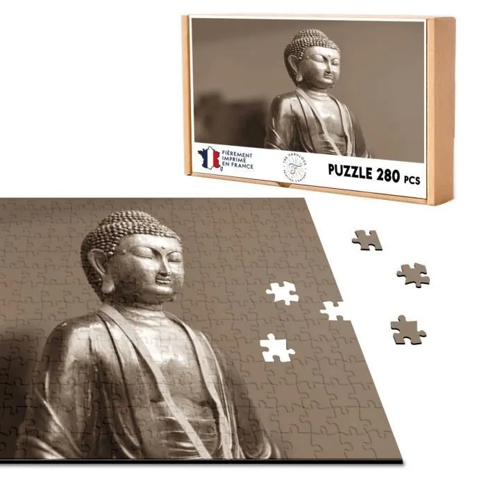Puzzle Classique - FABULOUS - Bouddha de Bronze Style Japonnais - 280 Pièces - Adulte - Intérieur-0