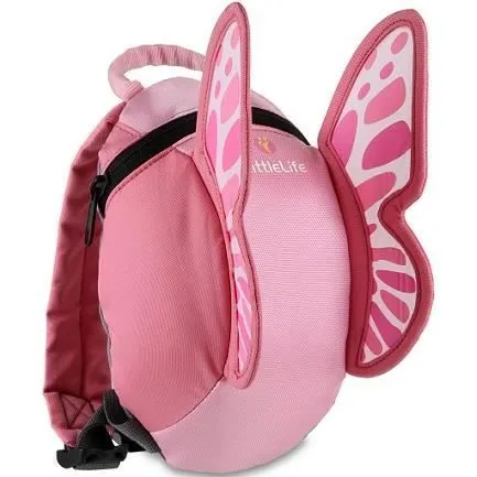 Sac à dos - LITTLELIFE - Butterfly - Harnais - Rose - 18x14x23 cm-0