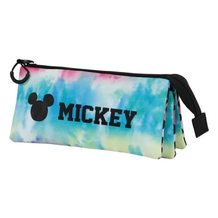 Trousse - KARACTERMANIA - Mickey Mouse Tie - Bleu - Blanc - 3 compartiments-0