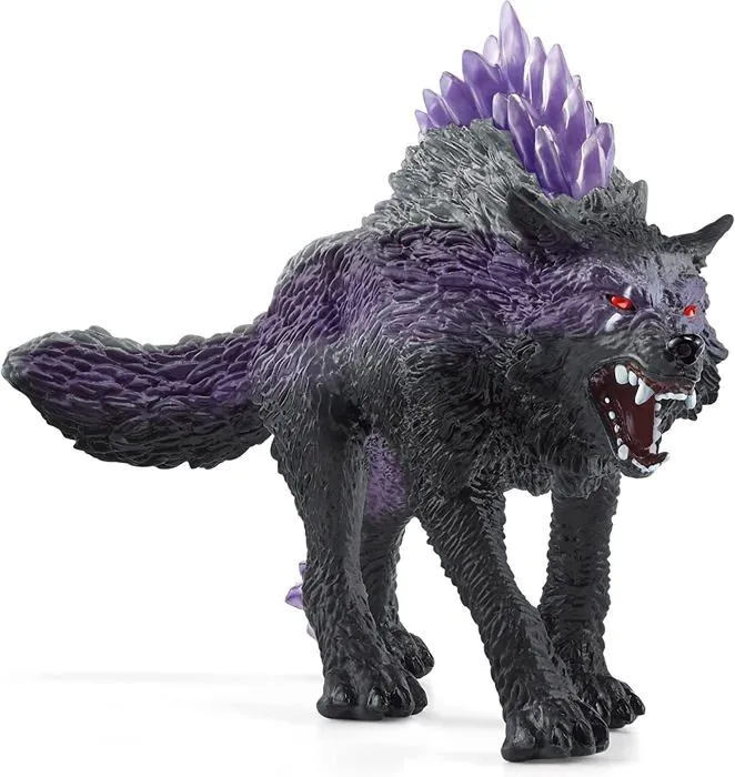 Figurine Loup des Ténèbres SCHLEICH Eldrador® 42554 - Violet - 14,5 x 5,5 x 9 cm-1