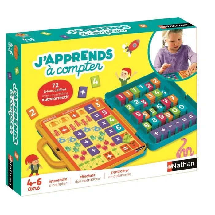 Jeu d'apprentissage - NATHAN - J'apprends à Compter-2