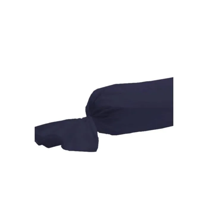 Taie de traversin bleu marine-0