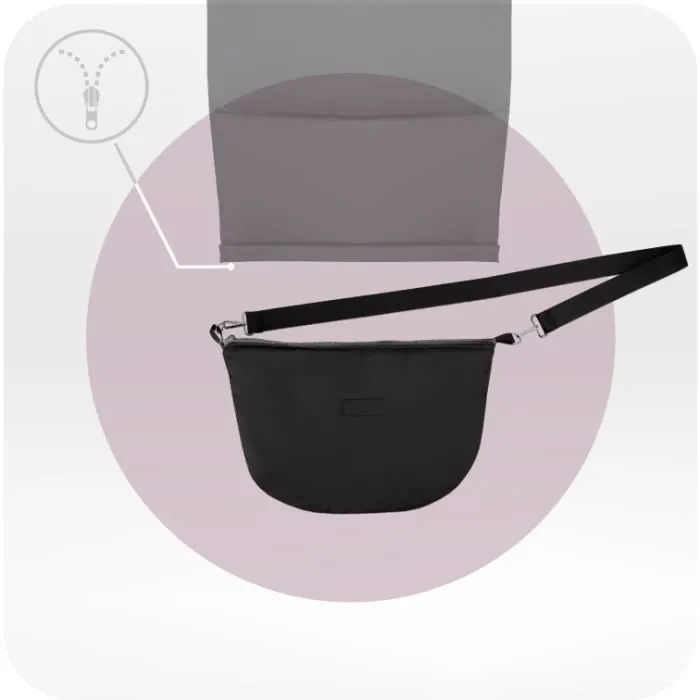 2 en 1 MoMi Chancelière bébé universelle et sac - Sac de couchage universel pour poussette – Noir-2