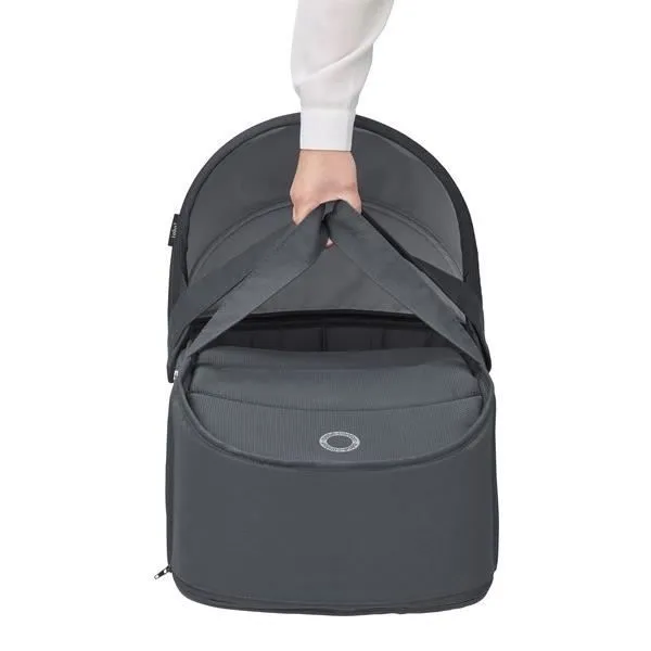 BEBE CONFORT Nacelle souple Laika, de la naissance à 6 mois, Légère et Pliable, Essential Graphite-3