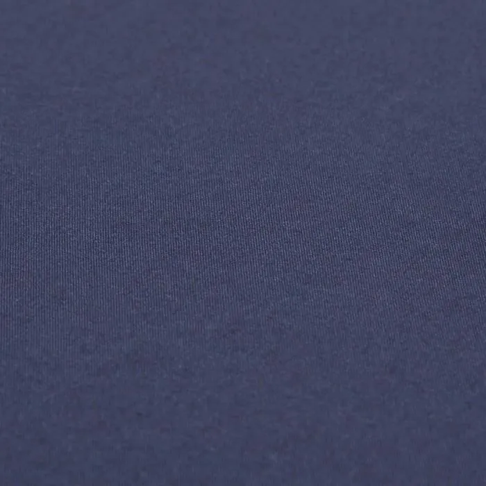Drap-housse uni 140 x 190 cm 100% coton égyptien 200 fils coloris bleu marine-2