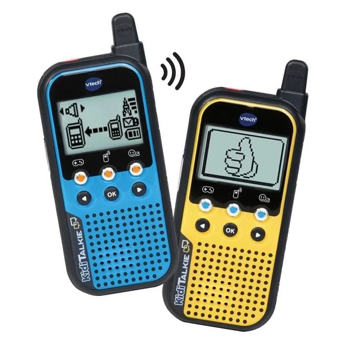 Talkie-walkie - VTECH - KidiTalkie 6 en 1 - Portée 200 m - 4 jeux intégrés - Mixte-0