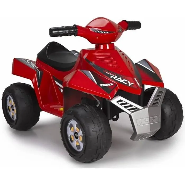 Feber Quad jouet électrique Racy 6V Rouge-0