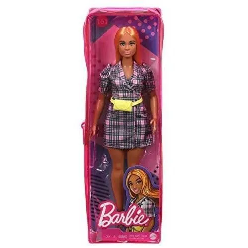 Poupée Barbie Fashionista brune avec robe de blazer et accessoires de mode - MATTEL-2