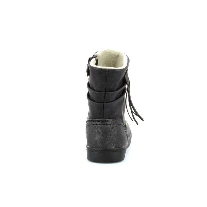 KICKERS Boots Rumby Noir brillant-2