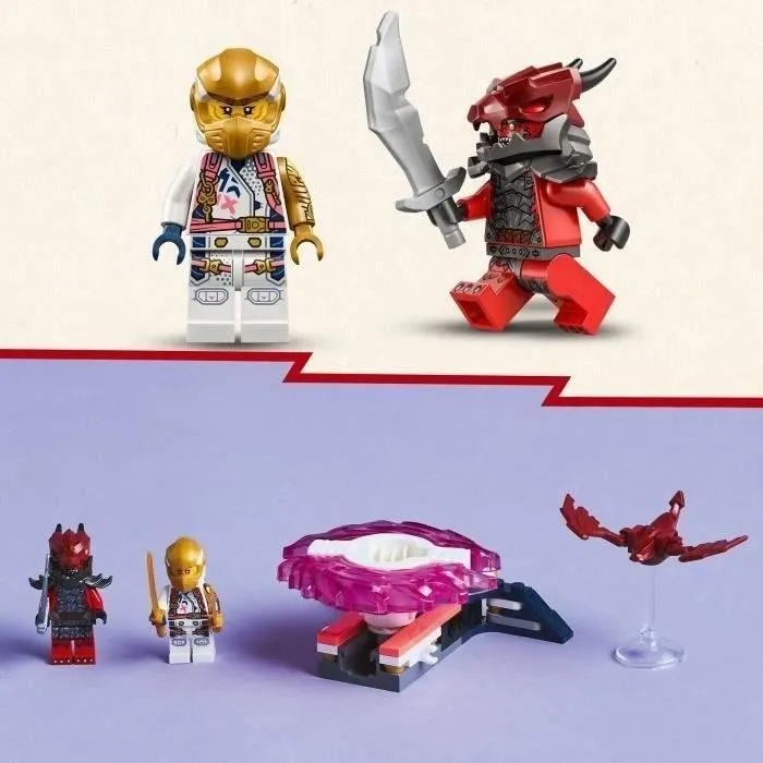 LEGO NINJAGO 71824 La toupie Spinjitzu du dragon de Sora - Jeu de construction dès 6 ans-2
