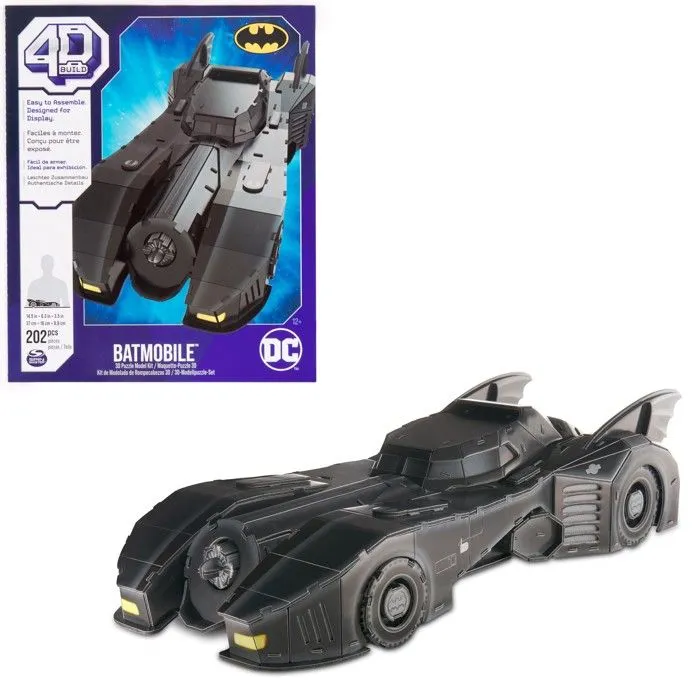 Puzzle 4D Build Batman Batmobile Modèle 3D de voiture à assembler-3