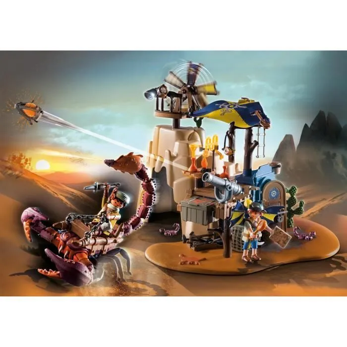 PLAYMOBIL - 71024 - Novelmore - Sal'ahari Sands - Base scorpion géant-1
