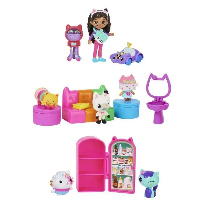 Set Gabby's Cat Dollhouse et figurines + surprises-1