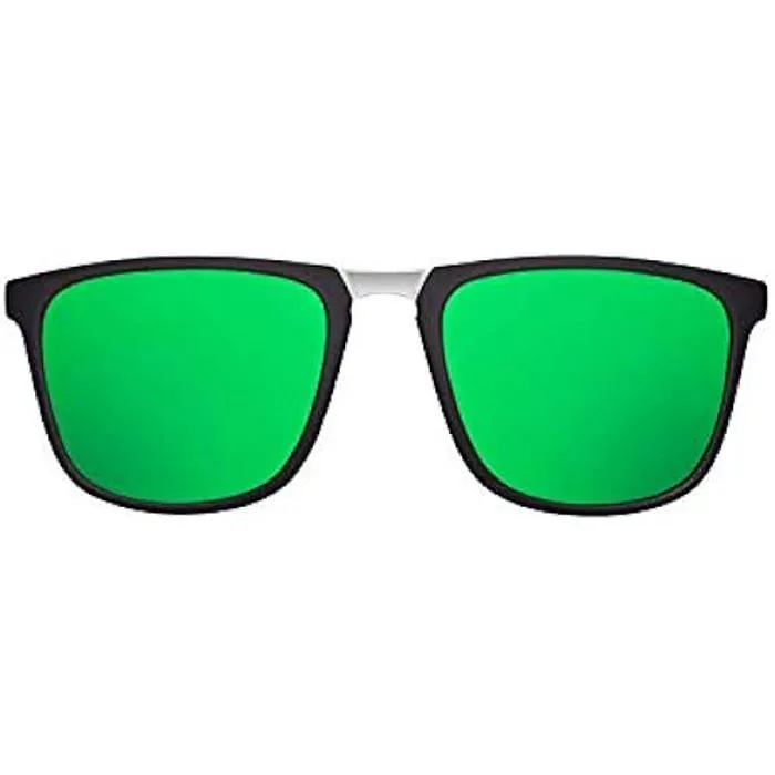 Lunettes de Soleil - NORTHWEEK - Shelter - Noir Mat - Polarisées Vertes - Mixte-1