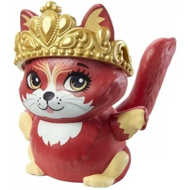 Enchantimals Royals coffret Coiffeuse avec mini-poupée Fabrina Renard, figurine animale Frisk et 9 accessoires-2
