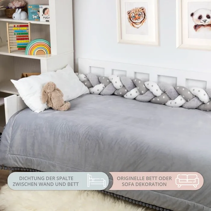 Coussin doudou enfant décoration 200 cm - TOTSY BABY - Gris - La Chambre des enfants - Pour les enfants-1