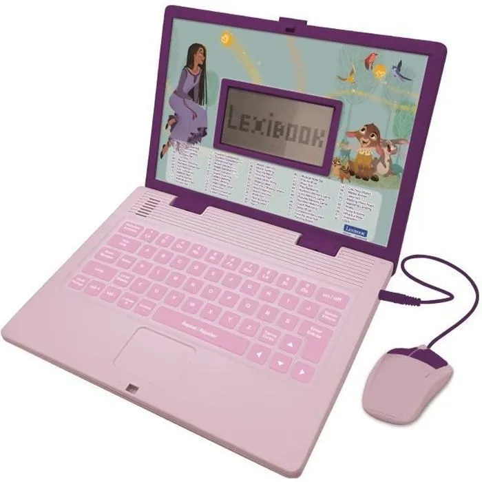 Ordinateur éducatif Disney Wish 124 activités (Français-Anglais)-0