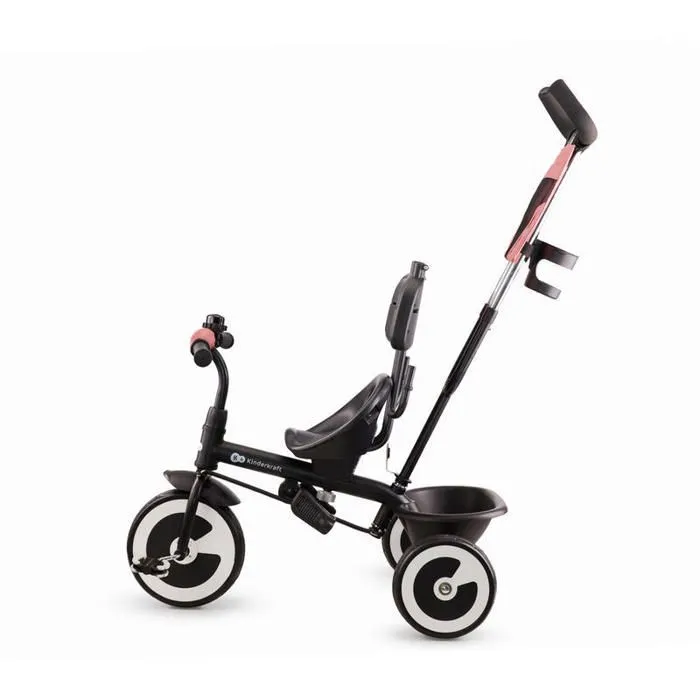 Tricycle évolutif KINDERKRAFT Aston - 3 roues - De 9 mois à 5 ans - Rose Pink-1