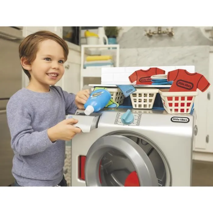 Little Tikes - Mon 1ère machine à laver - Jeu d'imitation - Avec accessoires - Dès 3ans-4