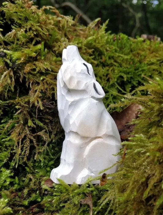 Wudimals - Figurine loup arctique - K-PLAY-2