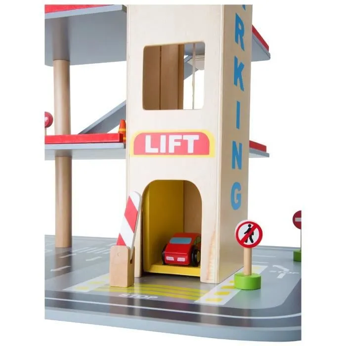 Garages en bois voiture miniature Rampes-2