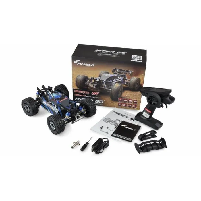 Buggy radiocommandé Amewi 22626 - Moteur électrique 1:16 - Bleu - 4WD - 62 km/h-3