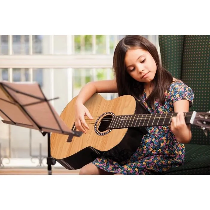 Guitare Acoustique en bois - 91 cm avec housse de transport-1