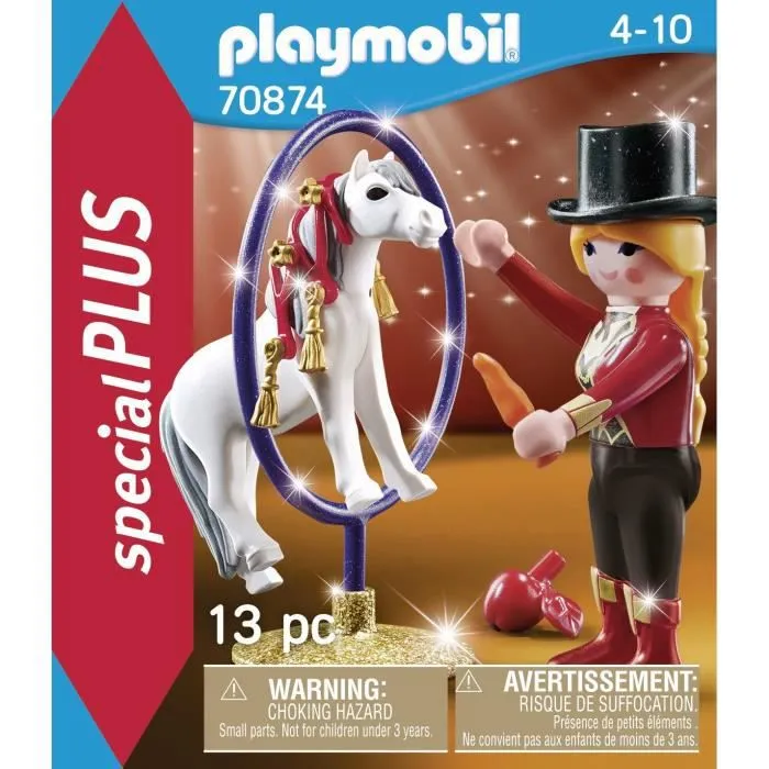 PLAYMOBIL - 70874 - Artiste avec poney - Personnage Special Plus - Accessoires - Jouet Enfant-2