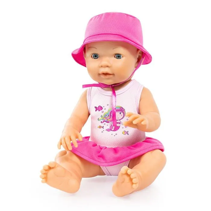 Bayer design - 84204AA - Vetements de poupee 38-42 cm, Accessoire pour Poupon, Maillot de Bain, Chapeau de Soleil-2