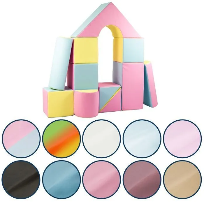 Blocs en mousse - Non spécifié - Set de 11 - Couleurs vives - Sécurisés - Pour enfants à partir de 3 ans-5