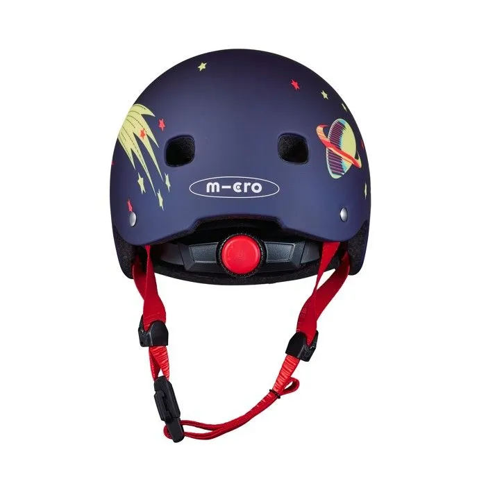 Casque de glisse enfant - Micro - Rocket - Boucle magnétique - LED intégrée - Taille XS - Bleu-4