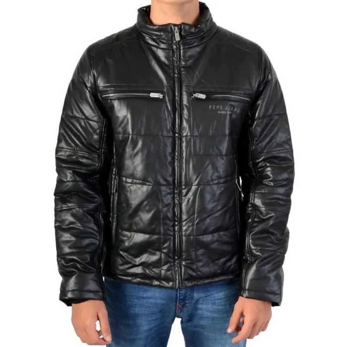 Blouson Enfant PEPE JEANS Reef JR PB400608 - Noir - Fermeture zippée - Poches zippées-0