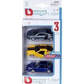 Voiture miniature - BURAGO - Street fire - Pack de 3 - Intérieur - Enfant - Mixte-0