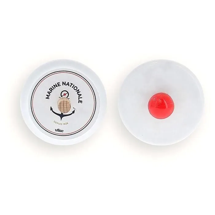 Toupie Bachi en bois - Vilac - Marin - Blanc - Pour enfants à partir de 3 ans-3