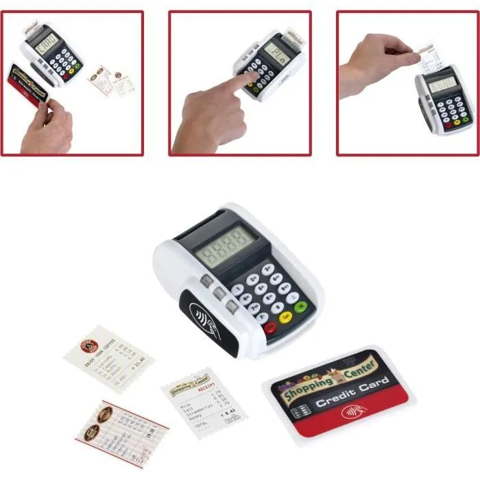 Terminal de paiement électronique avec carte bancaire et tickets de caisse - KLEIN - 9333-6