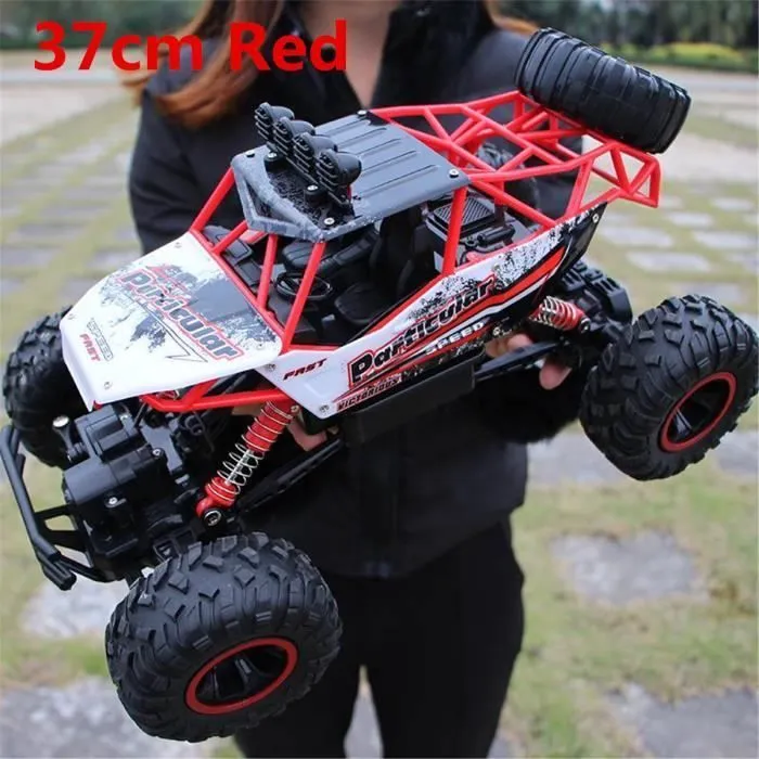 Voiture Télécommandée - RC - 1/12 - 4WD - 2.4 GHz - Rouge - 37 cm-0