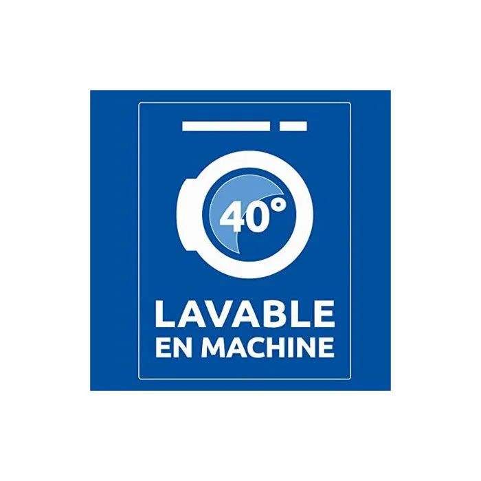 Oreiller à Mémoire de forme 60 x 60 cm "Mémofil" Bleu Calin-5