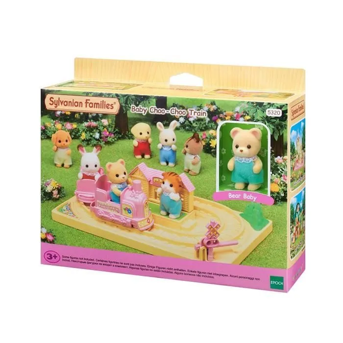 Train Tchou-tchou des bébés - SYLVANIAN FAMILIES - 5320 - La Crèche, l'école-4