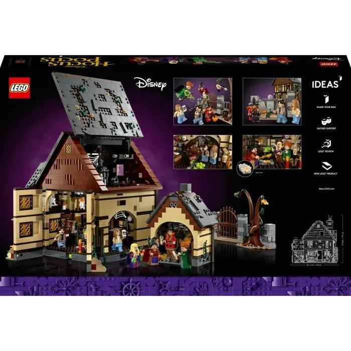 LEGO® Ideas Hocus Pocus Disney : le manoir des sœurs Sanderson 21341 -Set de construction - Un cadeau d’Halloween pour les adultes-7