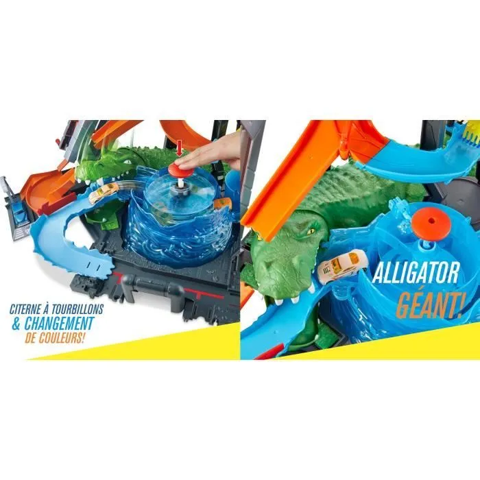 Circuit Hot Wheels - Station de Lavage Ultime - Véhicule Color Shifters inclus - Garçon - A partir de 4 ans-3
