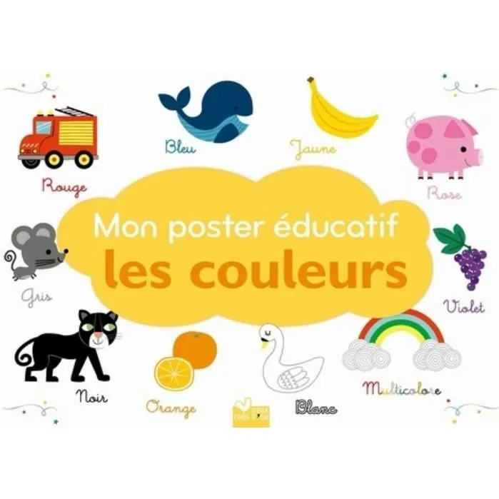 J'apprends les couleurs. Mon poster éducatif-0