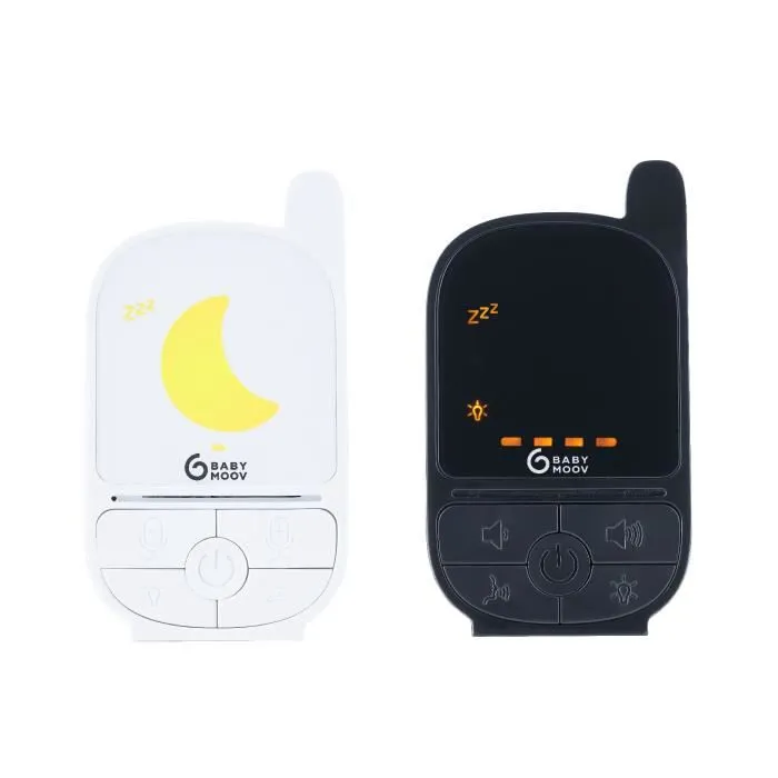 Babymoov Babyphone Audio Handy Care - Basse émission d'ondes - Portée 500m-0