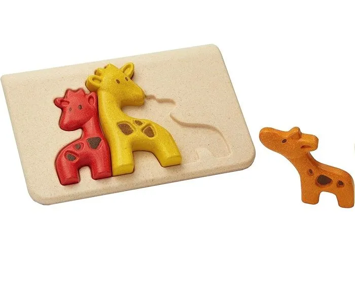 Puzzle Girafe - PLAN TOYS - Moins de 100 pièces - A partir de 12 mois - Animaux-1