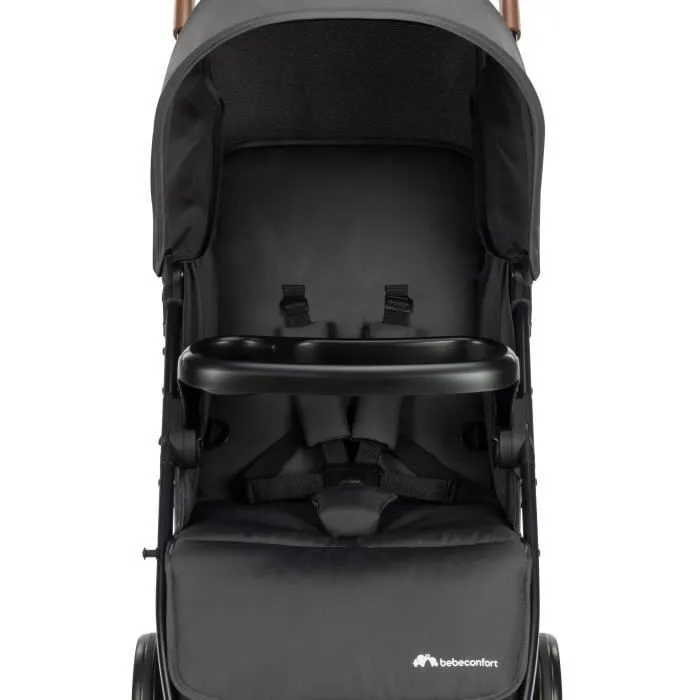 BEBECONFORT MISTY, Poussette compacte, confortable, grand panier, dès la naissance jusqu'à 4 ans,0 à 22 kg, Mineral Graphite-2
