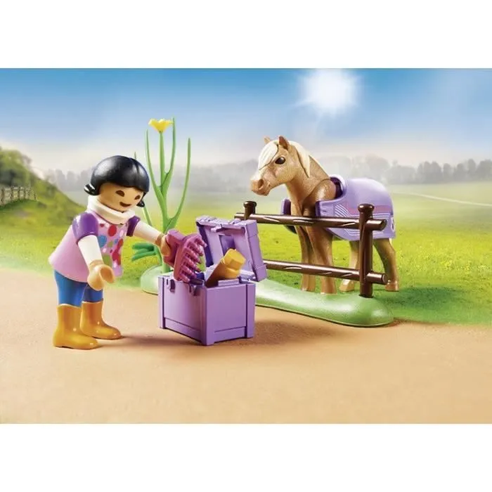 PLAYMOBIL - 70514 - Cavalière et poney islandais-4