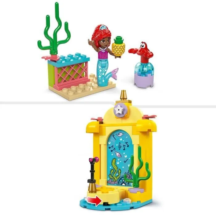 LEGO® Disney Princess 43235 La scène musicale d’Ariel, jeu pour les fans du dessin animé-2