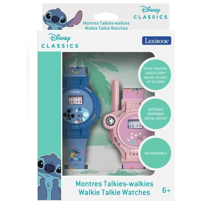 Montre digitale Stitch avec fonction talkie-walkie portée jusqu'à 200 m-2