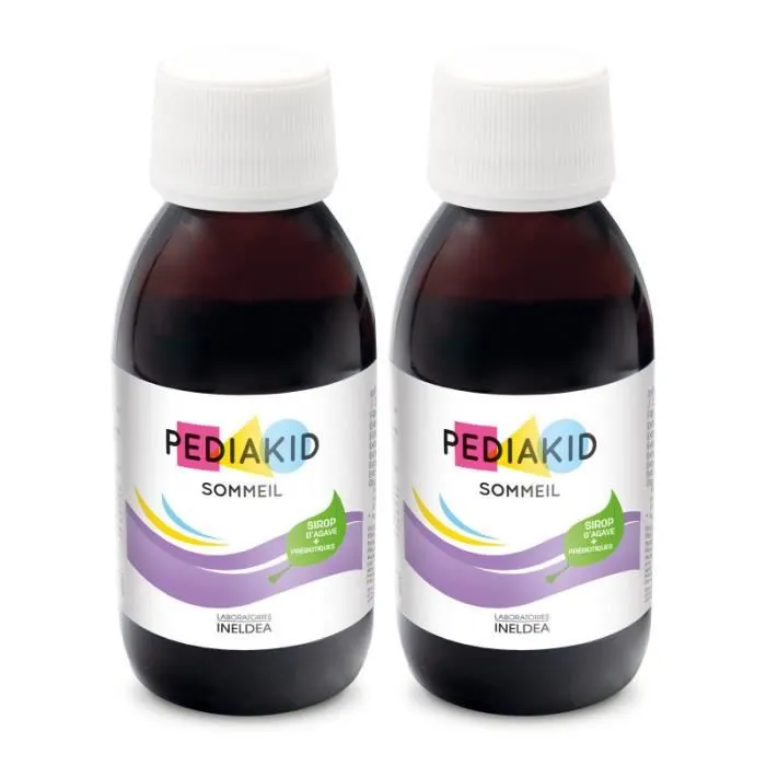Lot de 2 PEDIAKID Sommeil - Complément Alimentaire Enfant - Favorise endormissement - Limite les reveils nocturnes - Gout Cerise-0