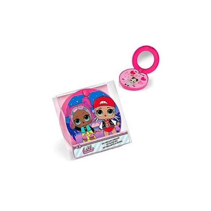 Kit de maquillage pour enfant Cartoon Rose - Cartoon - Brillant à lèvres x 6 - Intérieur - A partir de 3 ans-0