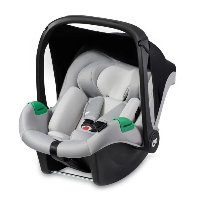 Siège Auto I-SIZE 40 à 75 cm - Kinderkraft MINK PRO - 2 systèmes de sécurité - Appui-tête réglable - Gris-0